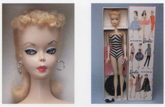 Barbie #1 Blond caja y primer plano